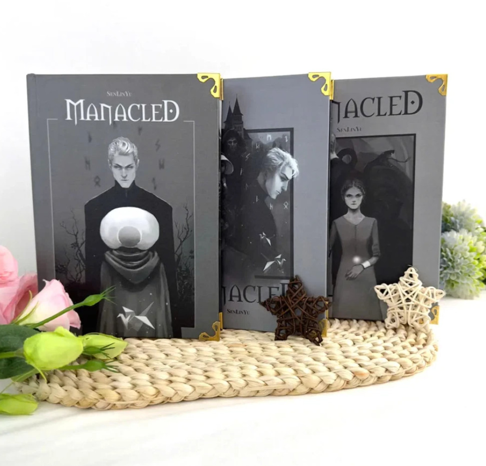 Manacled Book Complete 3-Volume Hardcover Edition with Illustrations by Senlinyu