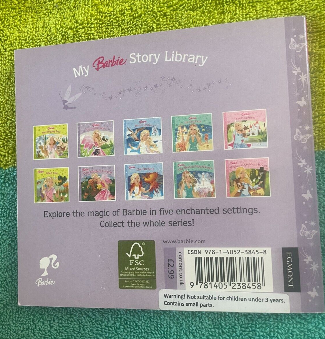 MY BARBIE STORY LIBRARY- GREENFINGERS’ GARDEN. 15 BY 14CM. 9781405238458