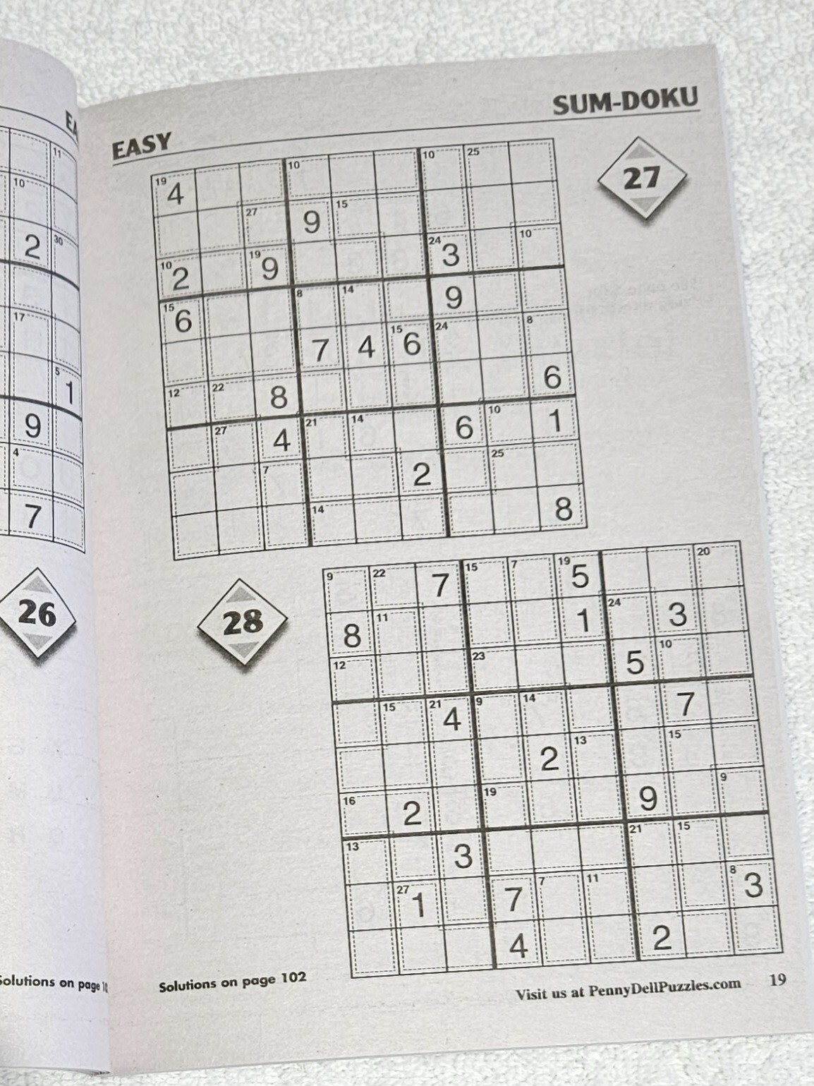 Lot of 5 Penny Press Dell Premium Favorites Sudoku E/Med Hard Challenger Extreme