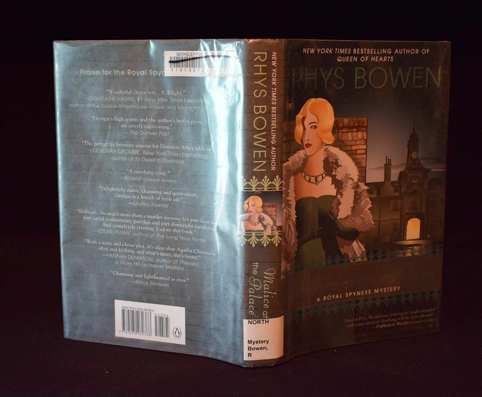 Malice at the Palace by Rhys Bowen ~ c 2015 ~ Pages 292 ~ Hardcover ~ Ex Library
