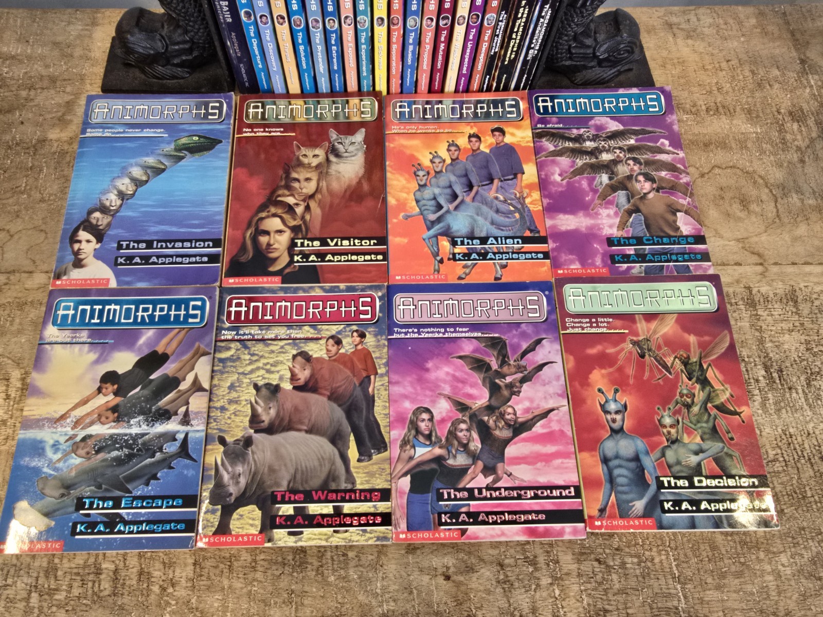 Animorphs Paperback Book Lot 28 K.A. Applegate Chronicle Megamorphs MINT COND
