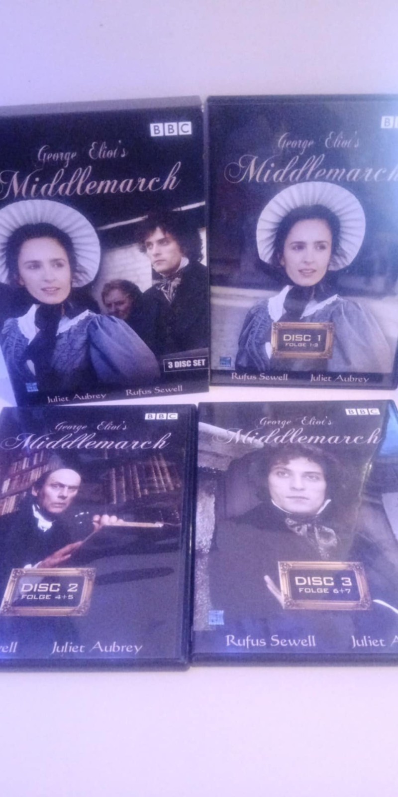 George Eliot’s Middlemarch (2008) – (3 Disc Set) Juliet Aubrey Patrick Malahide