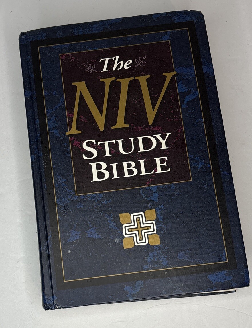 NIV Study Bible by Donald Burdick (1995, Hardcover)