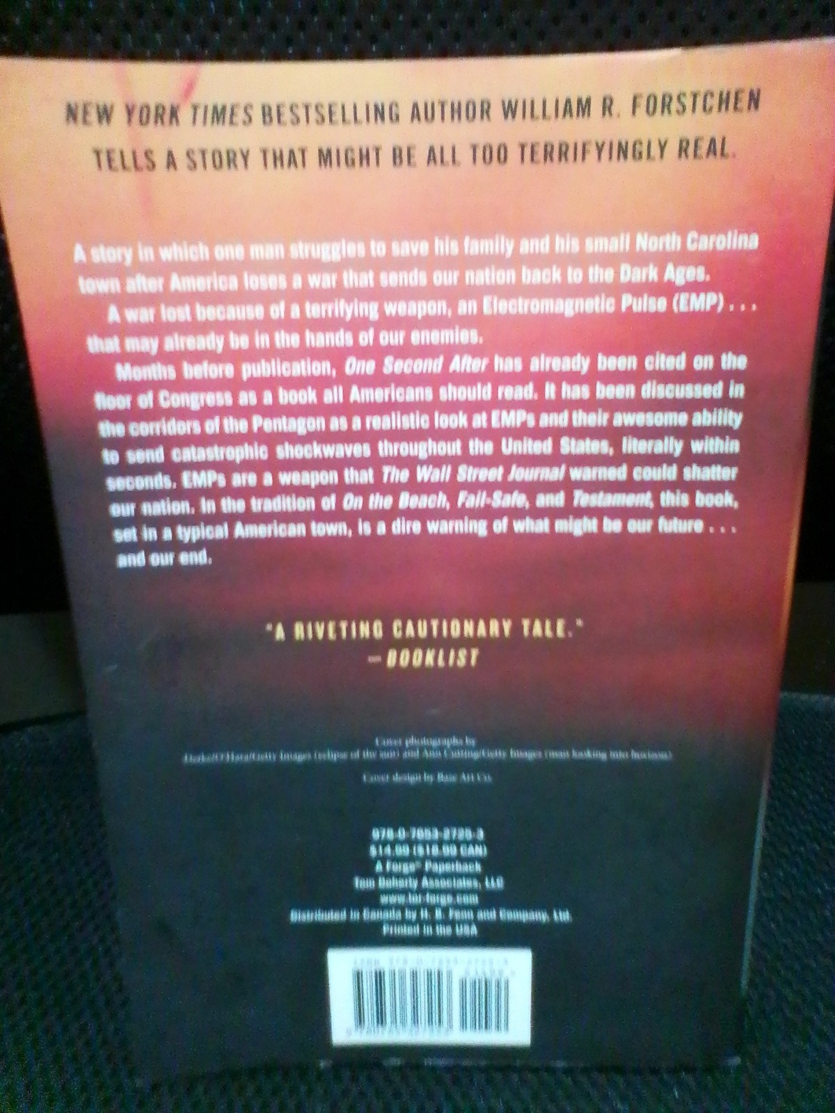 One Second After (A John – Paperback, by Forstchen William R. – Acceptable