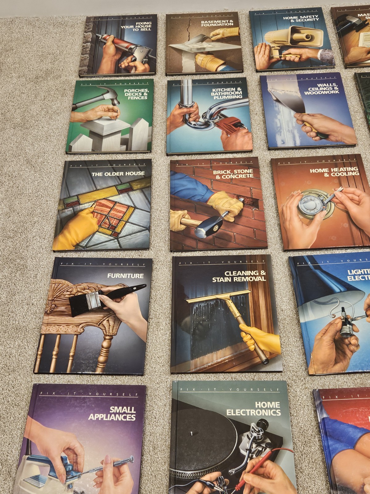 Vtg Complete Set 26 Reader’s Digest “Fix-It-Yourself” Home Repair & Maintenance