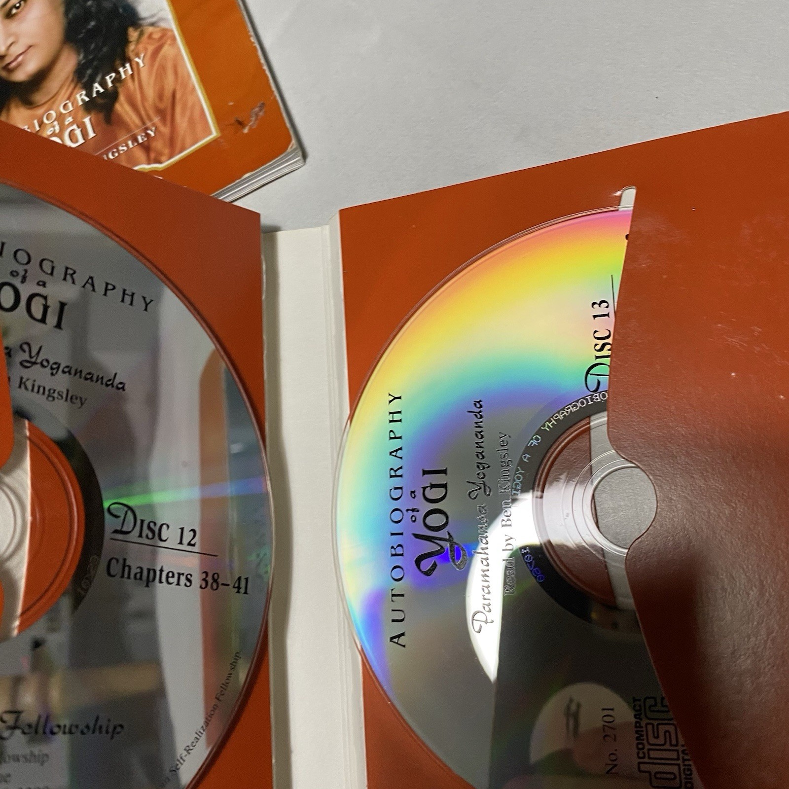 Autobiography of a Yogi, Paramahansa Yogananda Read by Ben Kingsley, 15 CDs, VG