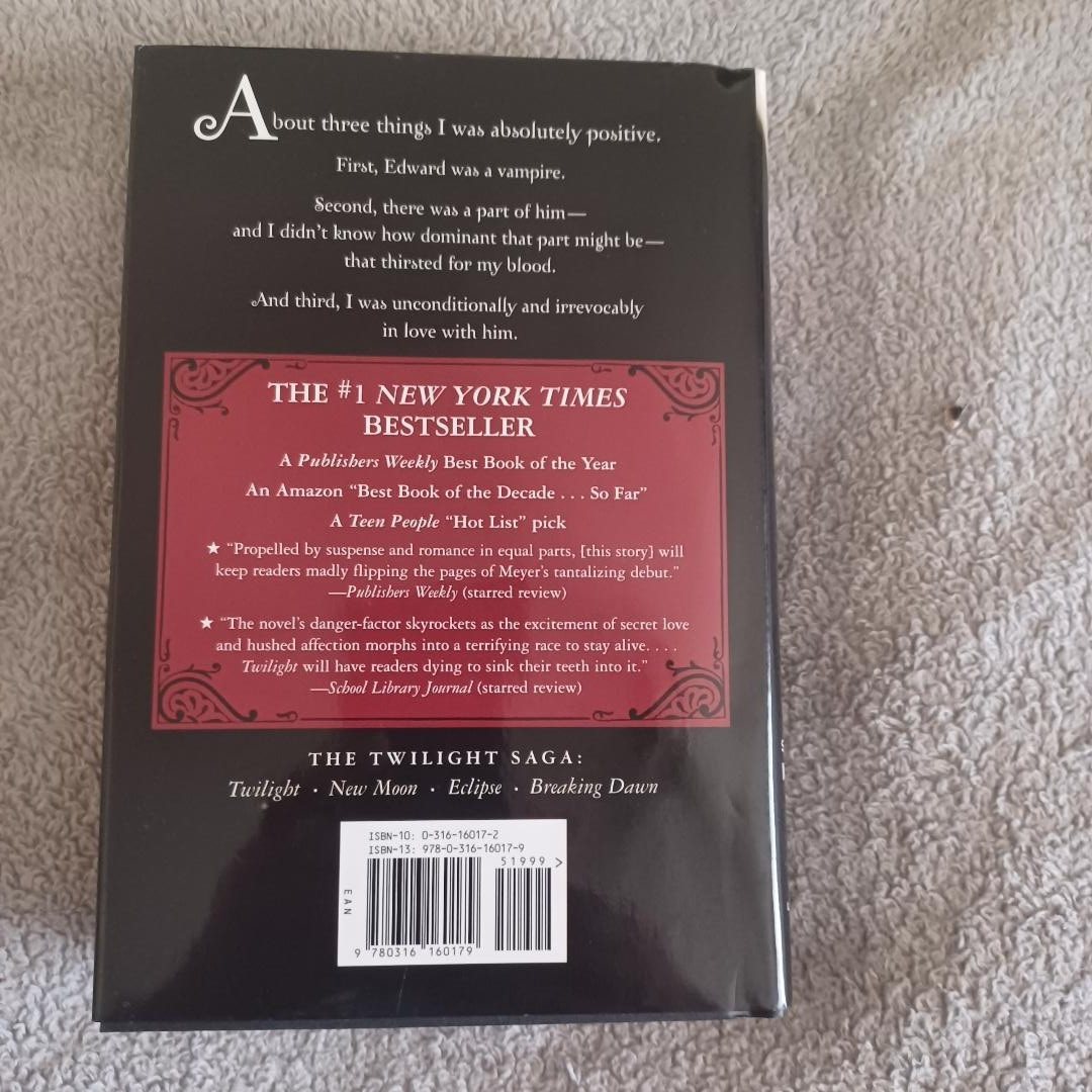 Twilight Saga By Stephenie Myer 4 Book Hardcover 2008 Collectible Box Set