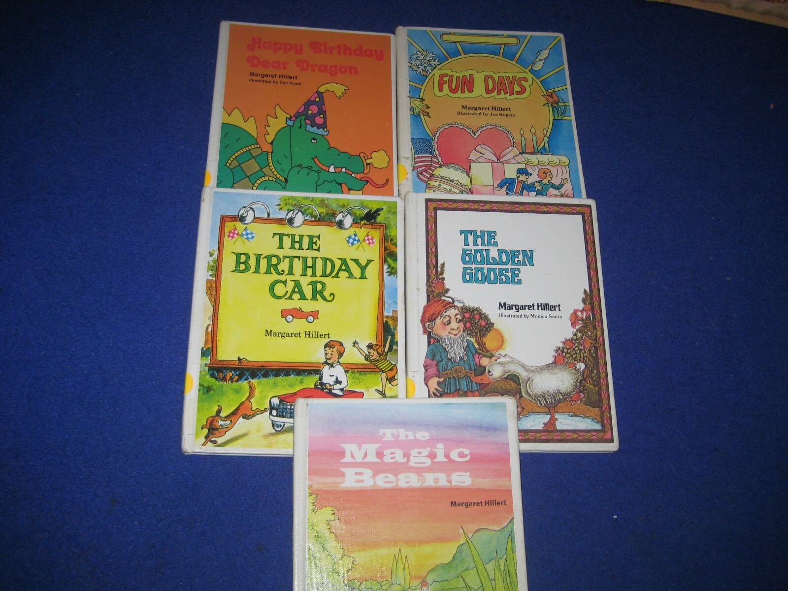 Modern Curriculum Press lot of 5 books by Margaret Hillert/ hardback