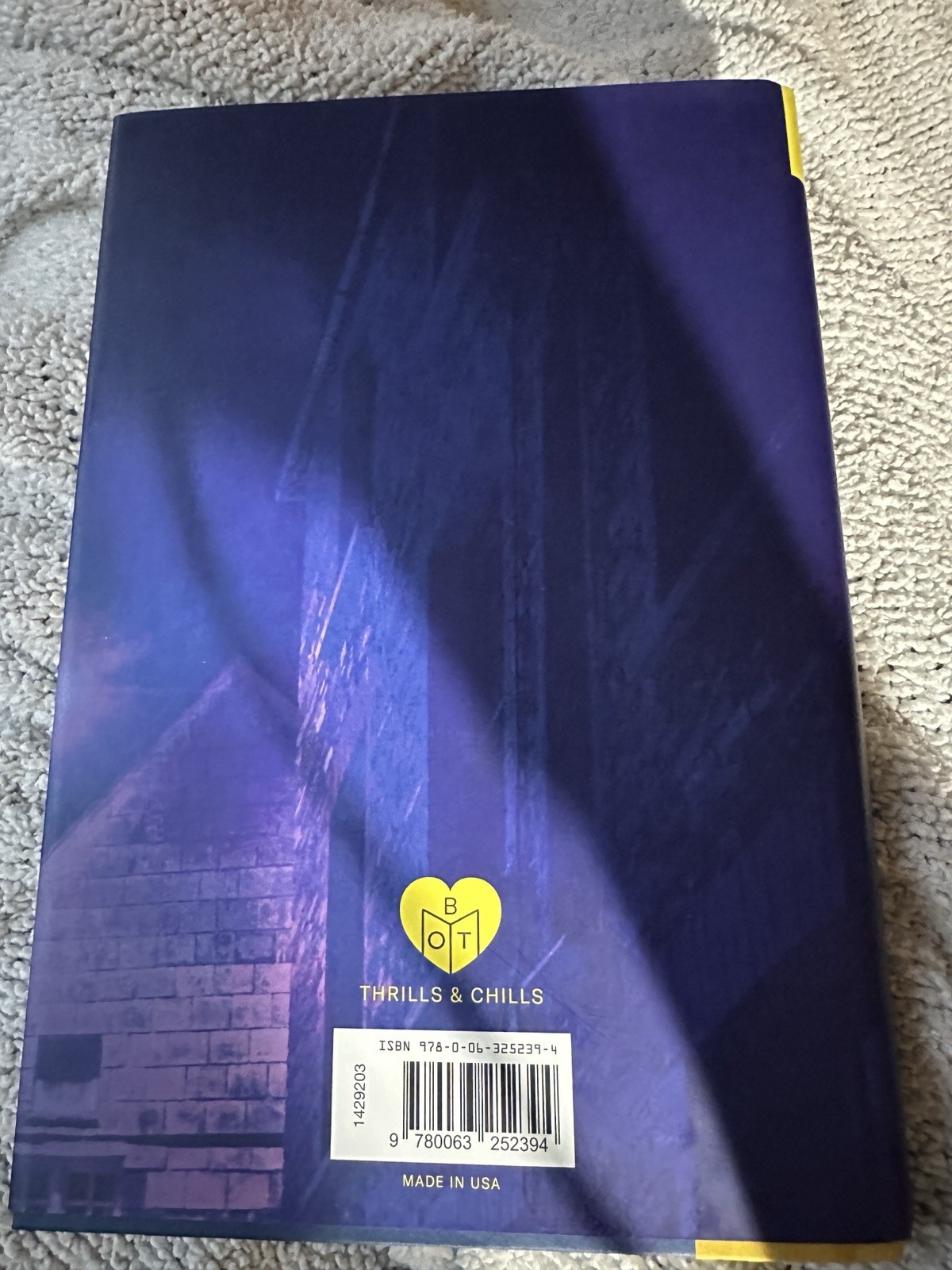 New BOTM Just Another Missing Person Hardcover Dust Jacket McAllister Gillian