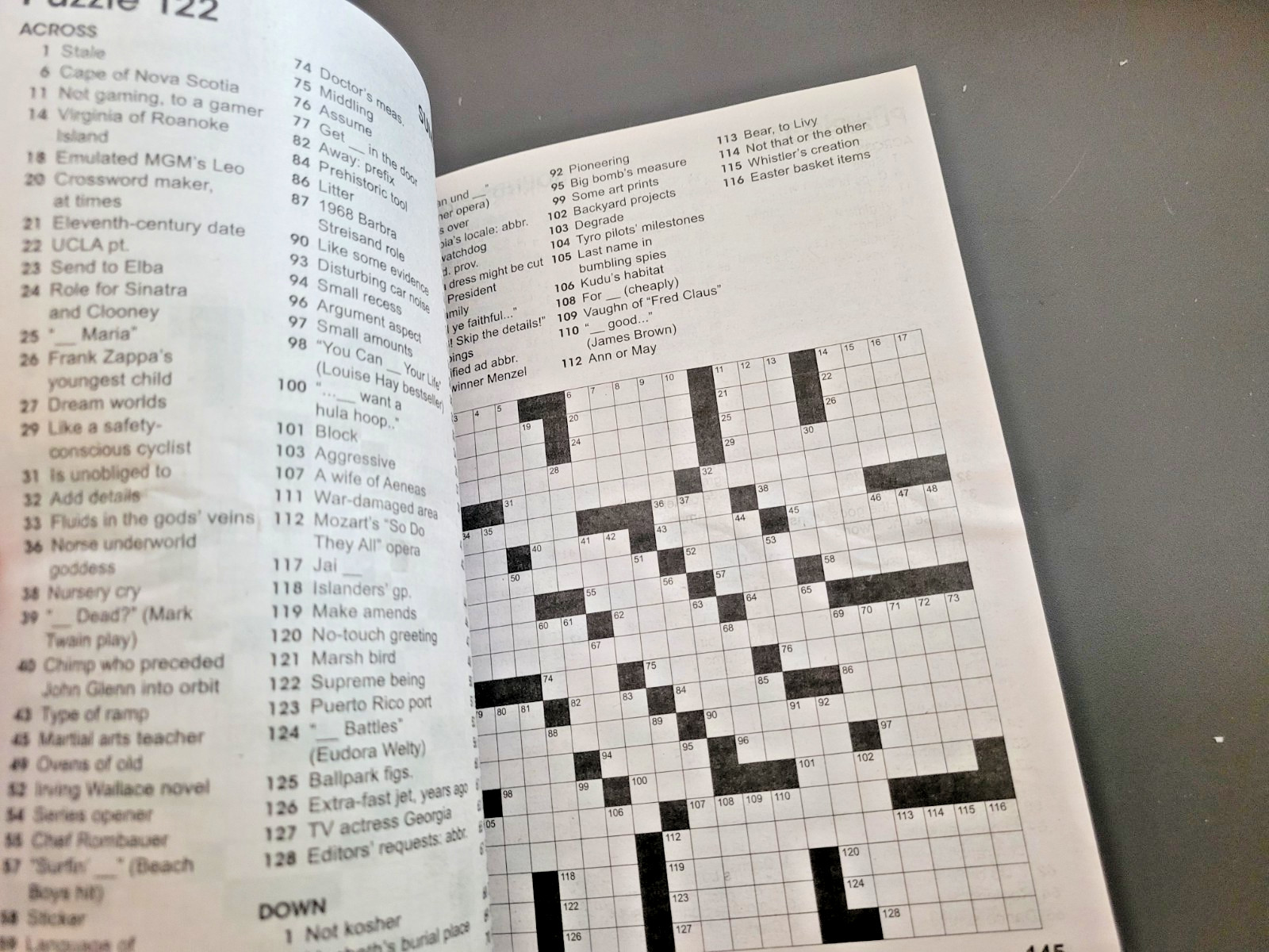 Lot of 3 Jumbo Crossword Books by Kappa -USA & 2 Superbs- 380+ Puzzle Challenges