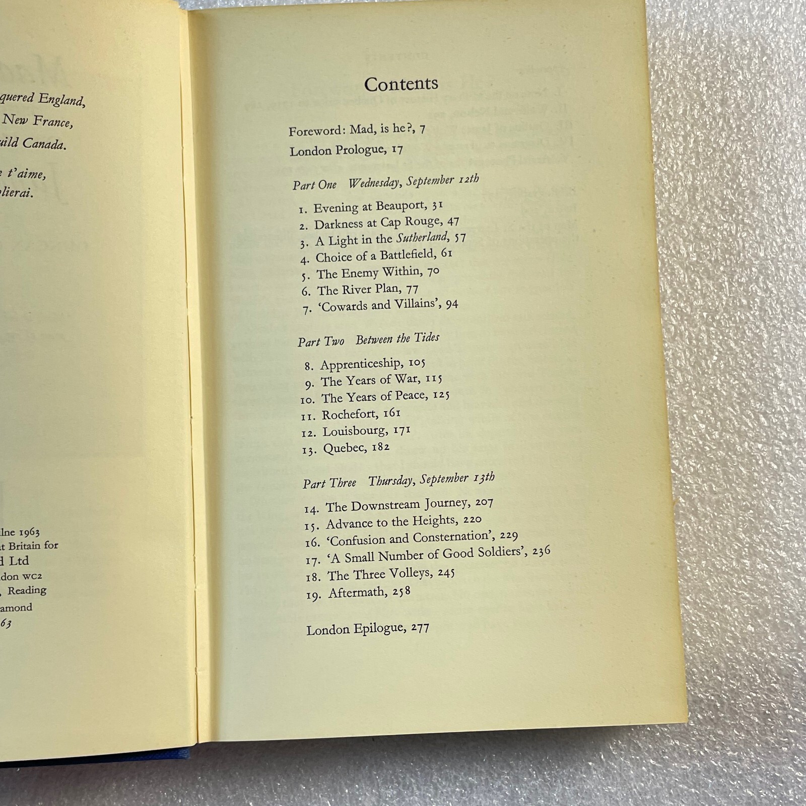 Mad, Is He? : The Character and Achievement of James Wolfe SIGNED Grinnell-Milne