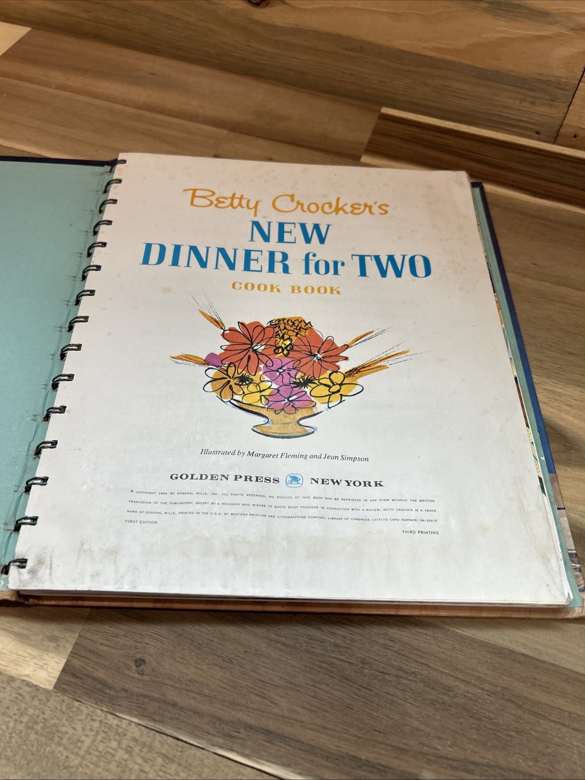 Vintage BETTY CROCKER’S “Dinner For Two” Cook Book Fun For Display! And To Use!