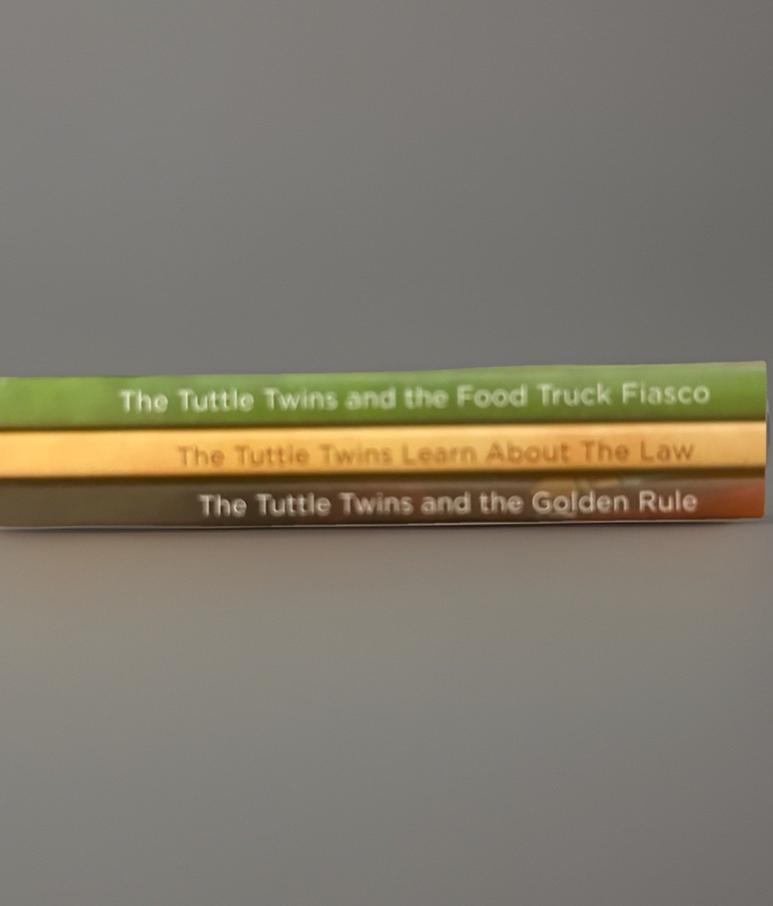 LOT 3 The Tuttle Twins Paperbacks Connor Boyack # 1 4 6 Law, Food Truck, Golden