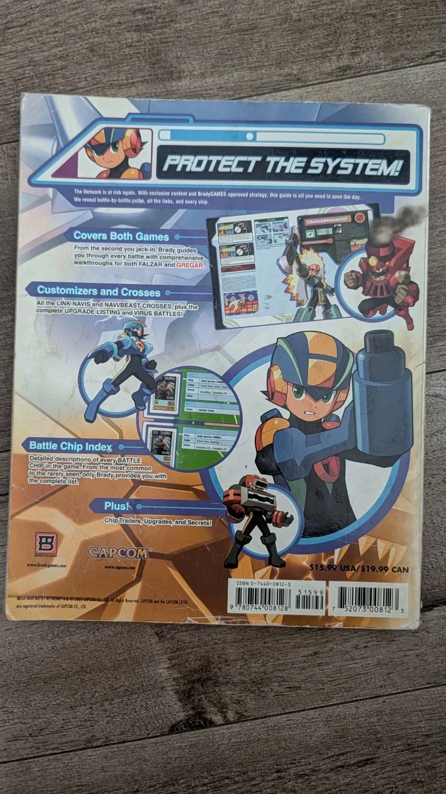 Megaman Battle Network 6 Official Strategy Guide Book Bradygames Nintendo GBA