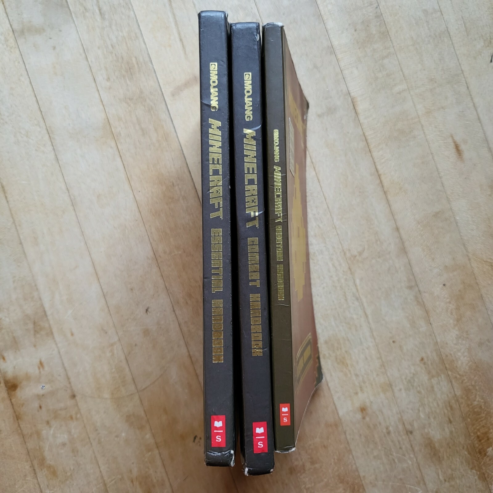 Lot Of 3 Minecraft Handbooks By Mojang 2013/2014/2015
