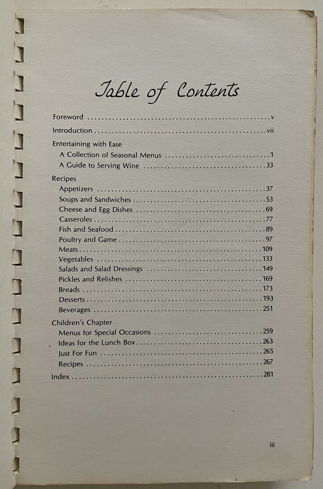 1981 WARRENTON, VA, HIGHLAND SCHOOL COOKBOOK THE HIGHLAND SAMPLER 294 PAGES