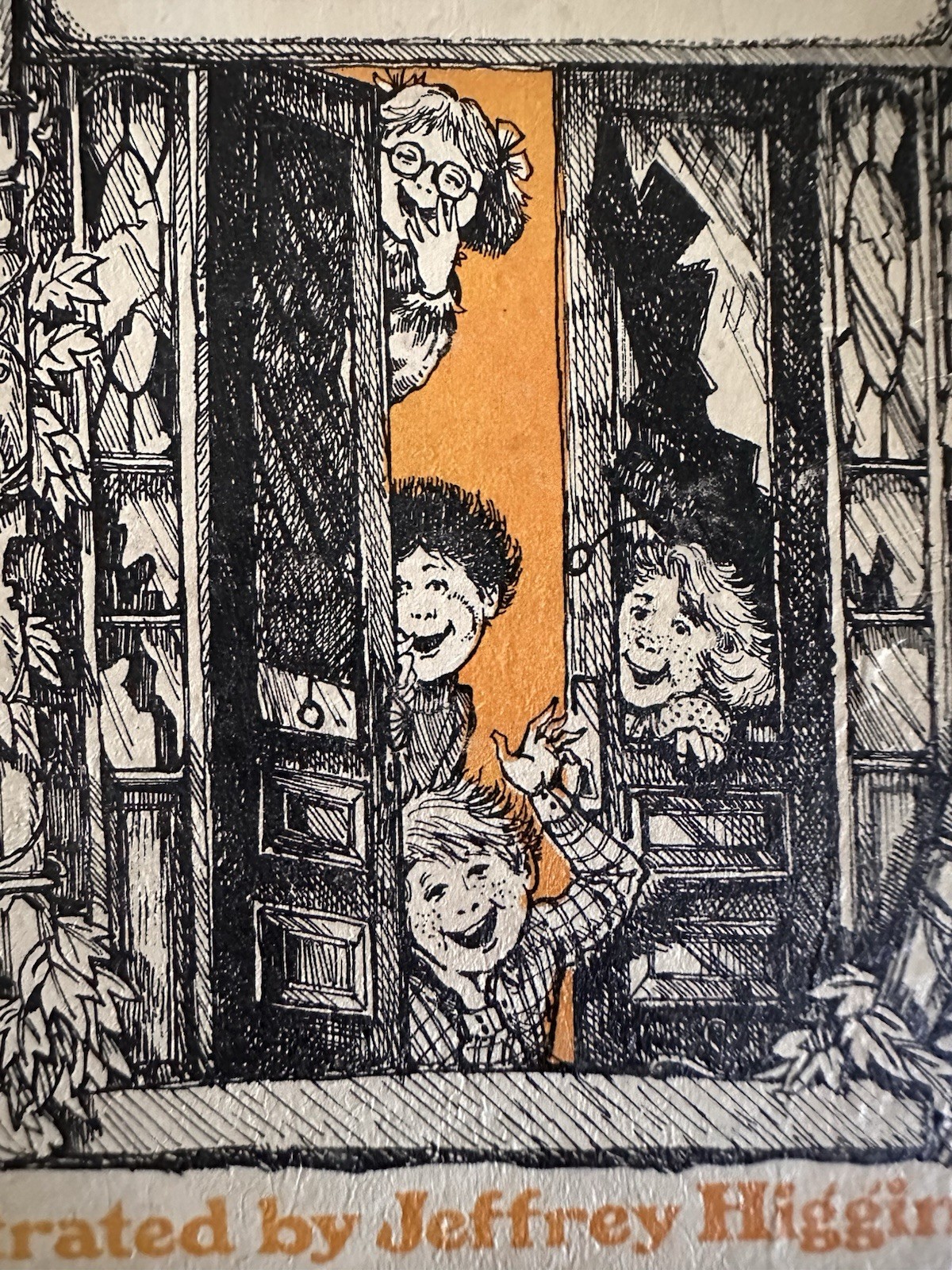 VTG 1973 Squeals Squiggles & Ghostly Giggles HC Ann McGovern Halloween Book