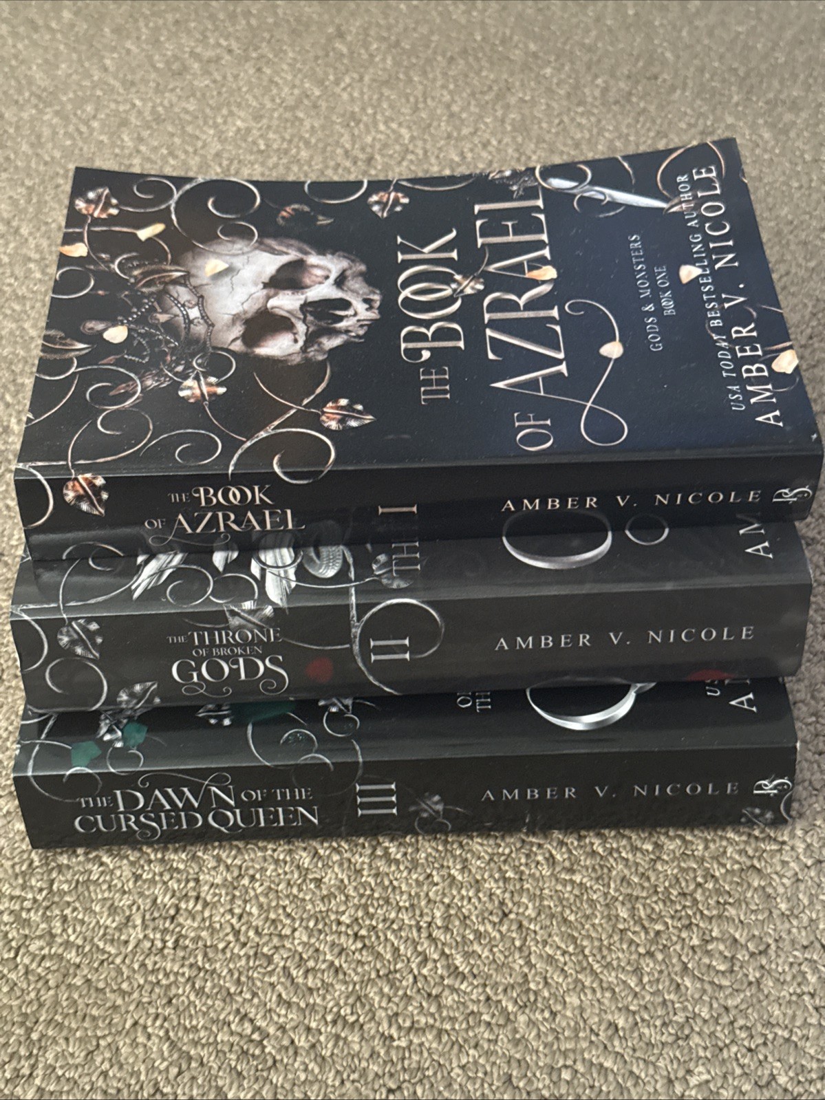 Gods & Monsters Series By Amber V. Nicole 3 Books Collection Set – Fiction – PB
