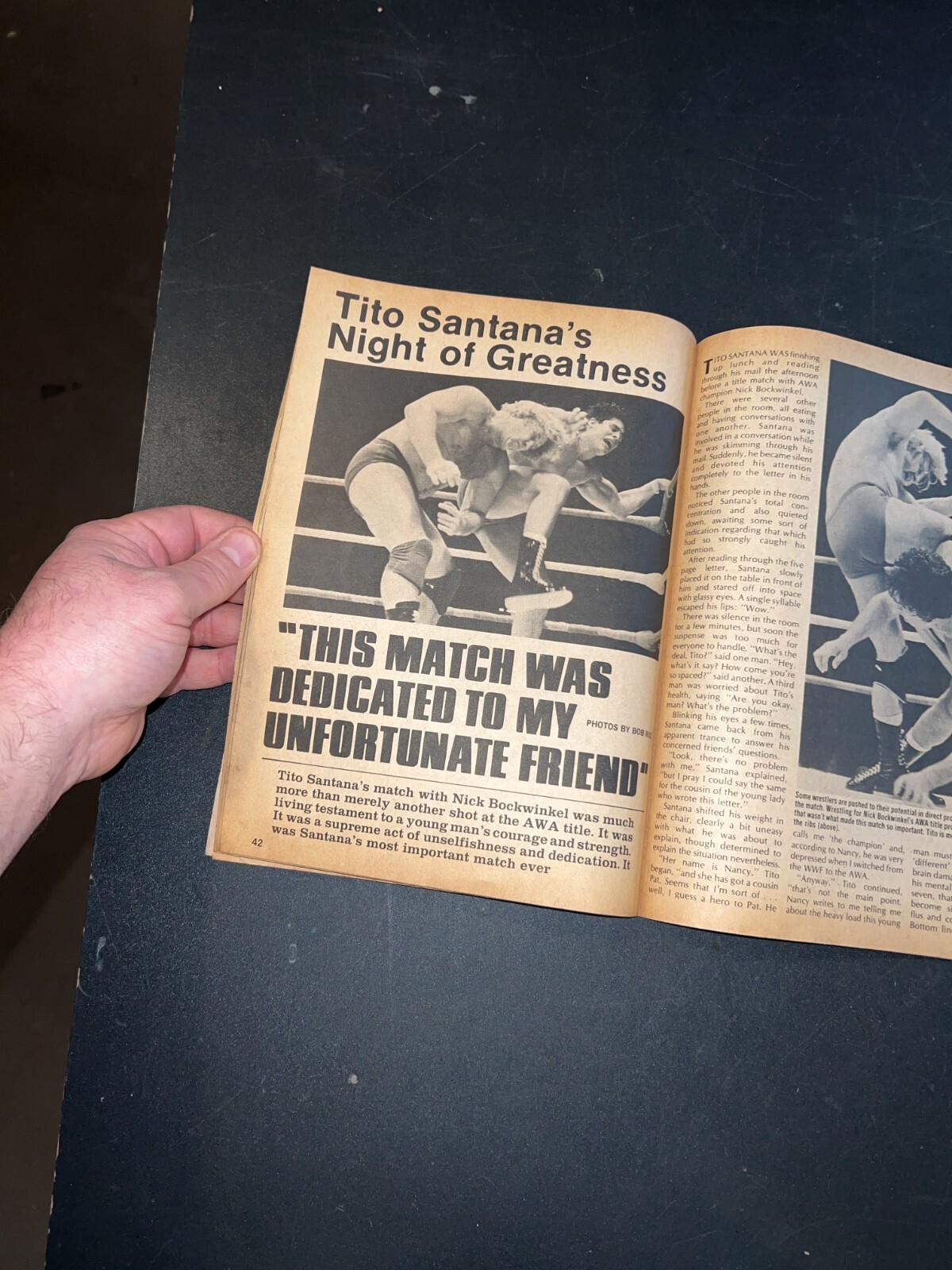 Inside Wrestling Magazine November 1981 Dusty Rhodes Cover NWA WWF Mid South
