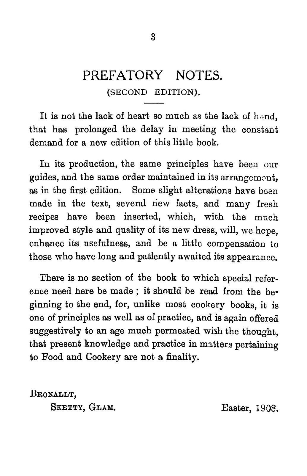 1908 Regenerative Food And Cookery Cook Book 118 Pages