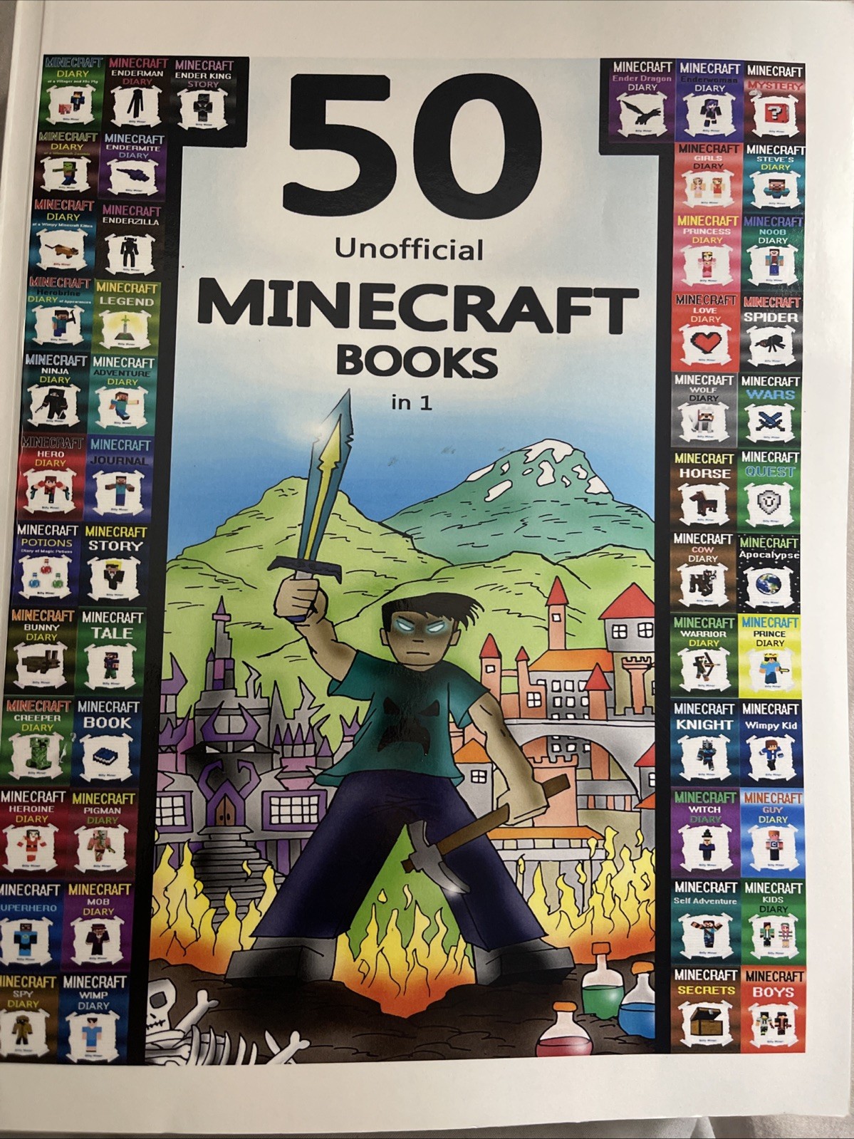 New-50 Unofficial MINECRAFT Books In 1. By Billy Miner. 2015