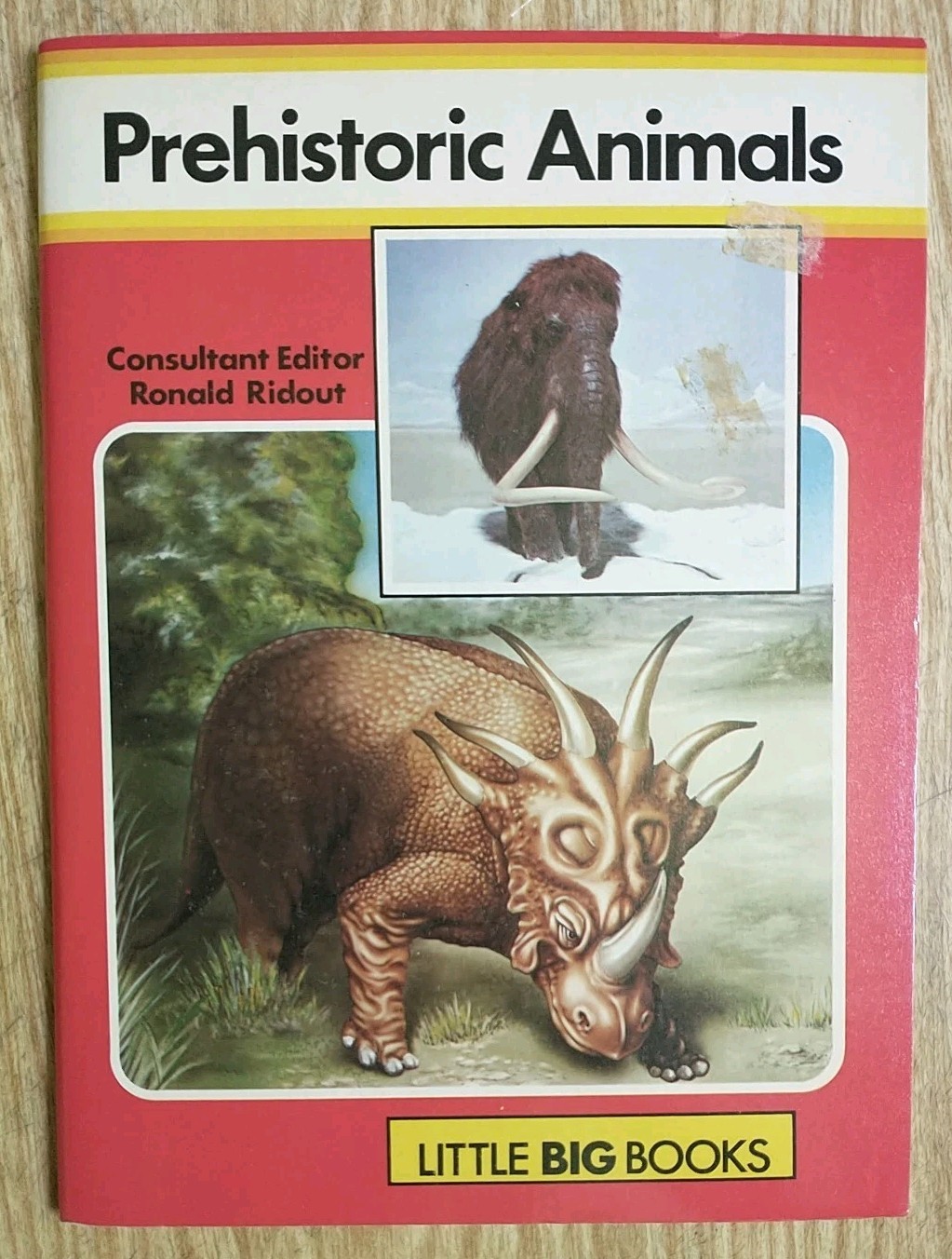 Lot 2 Prehistoric Animals/Early Aircraft by Big Little Books 1977 Purnell & Sons