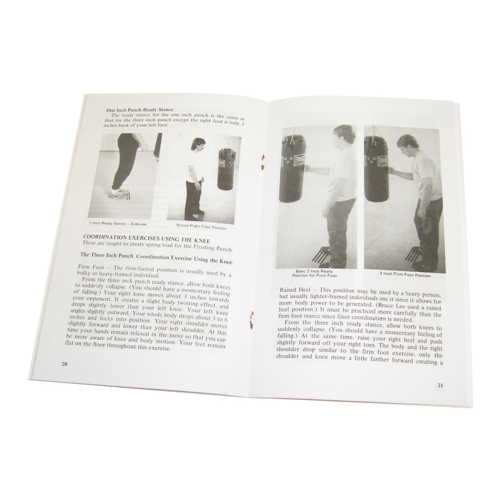 Brand Bruce Lee 1 3 Inch Secret Power Punch Book Jeet Kune Do RARE Jam G2U