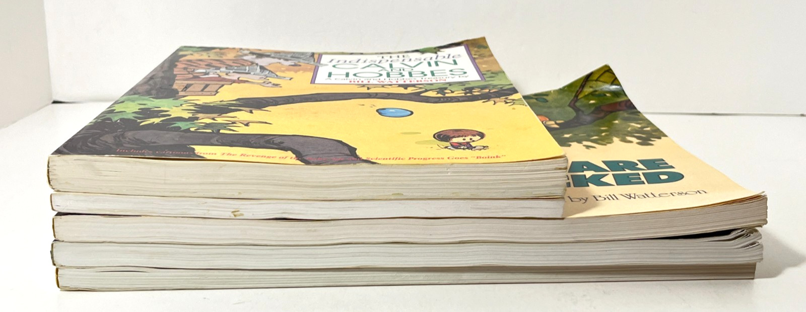 LOT 5 Calvin and Hobbs Softcover Books Bill Watterson Good Condition 1991-1996