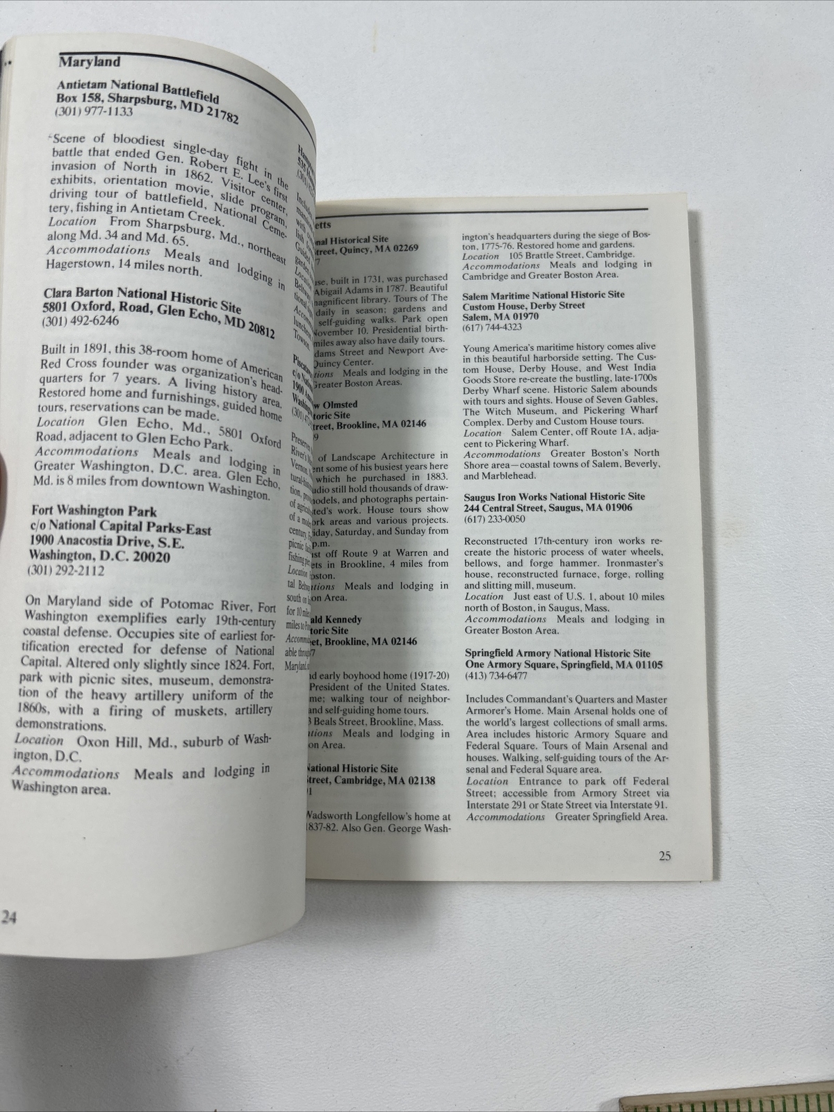 National Parks : Lesser Known Areas – Office Of Public Affairs (Pamphlet, 1985)