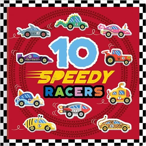 10 Speedy Racers – board book Collingwood, Sophie|Barker, Scott