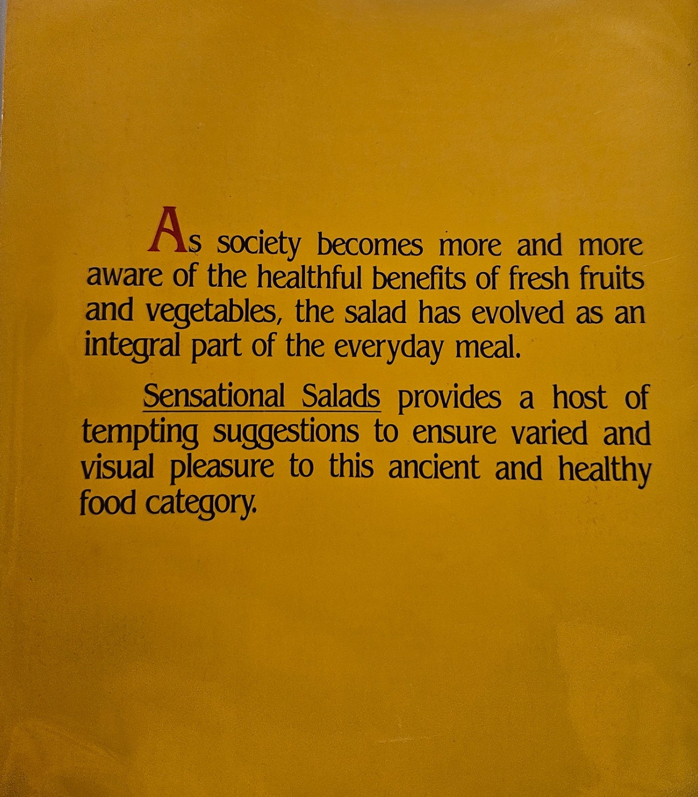 300 Sensational Salads by Lucinda Hollace Berry 1982 Vintage Recipe Book