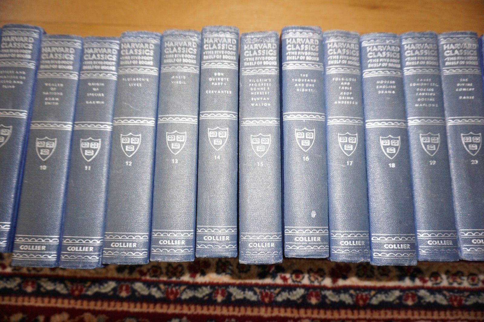 Harvard Classics 5 Foot Shelf Of Books Collier Blue Single Volume Selection