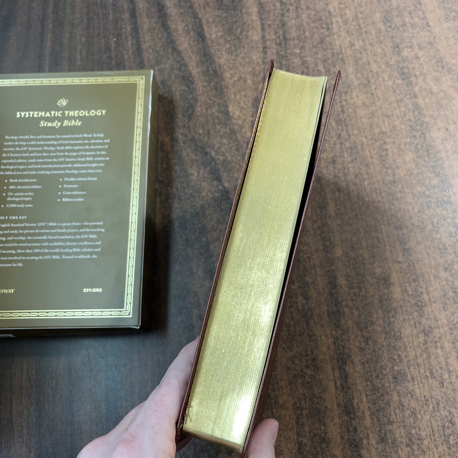ESV Systematic Theology Study Bible – $69.99 Retail – Chestnut Brown TruTone