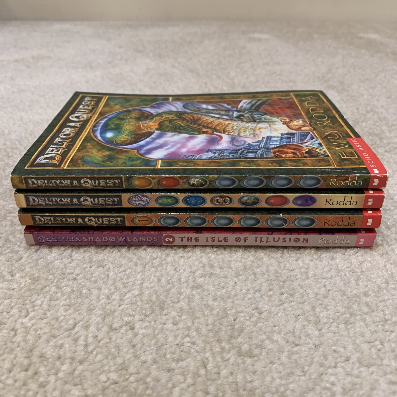 Deltora Quest Shadowlands Lot of 4 Paperback Books 1 2 3 8 Emily Rodda
