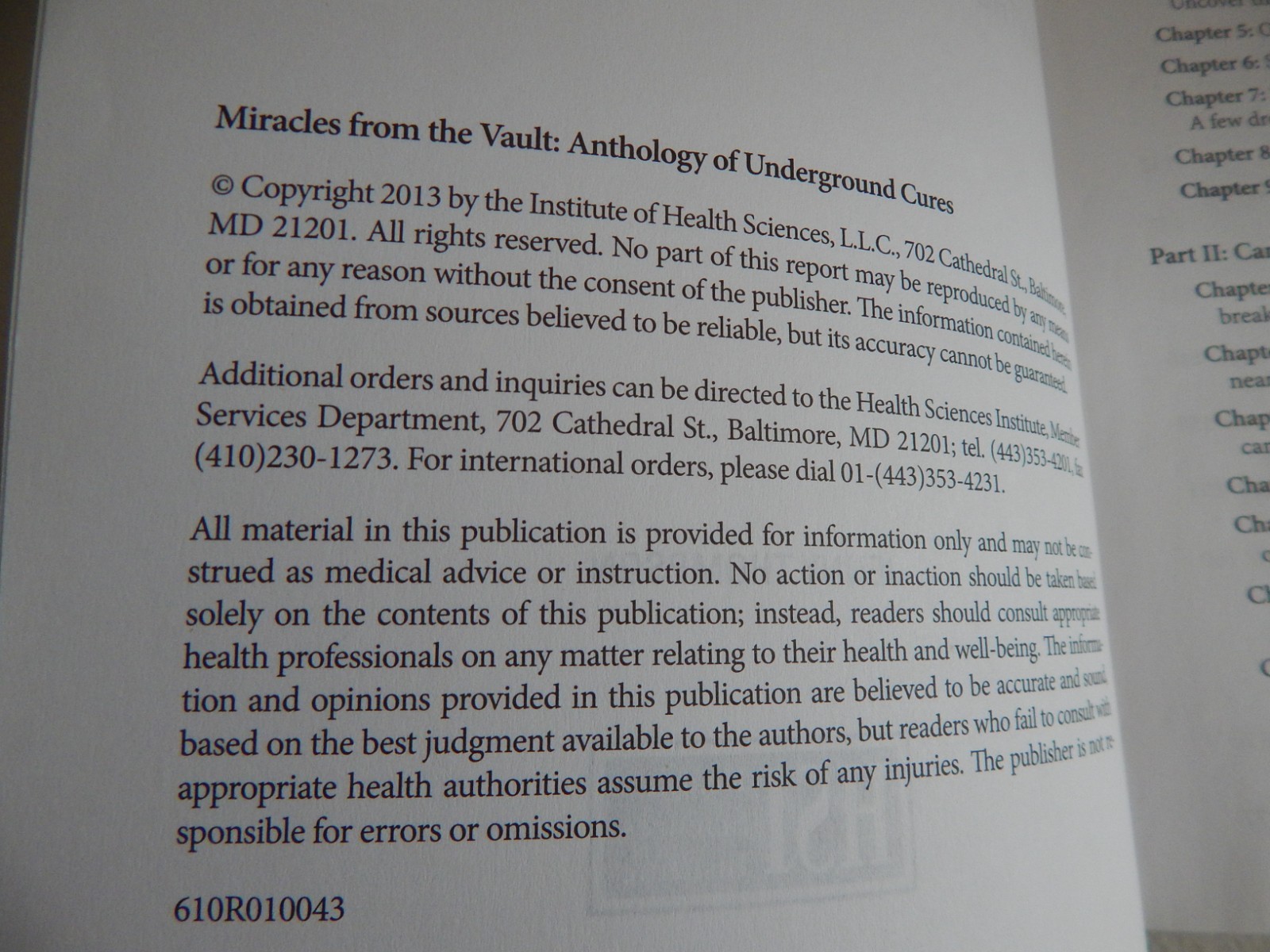 Lot 2 Miracles from the Vault + Uncensored Health PB books Jenny Thompson + AFAH