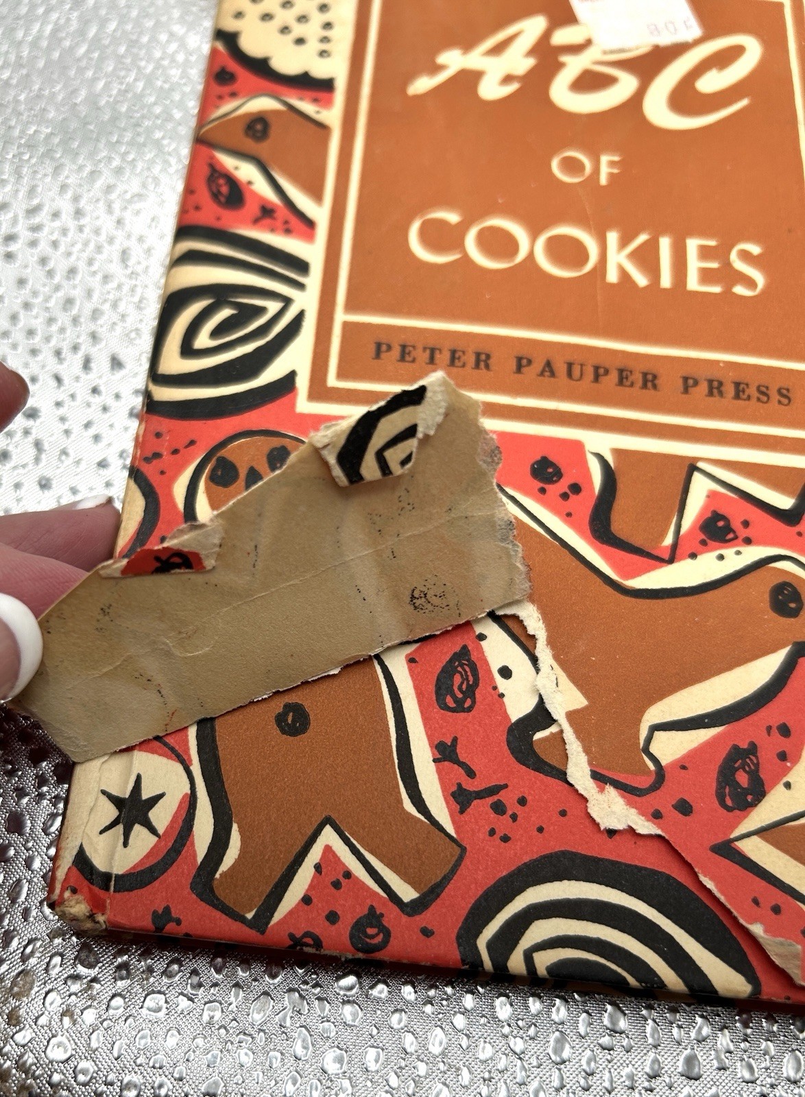 ABC of Cookies by Peter Pauper Press 1961 Hardcover Vintage Baking Book DJ