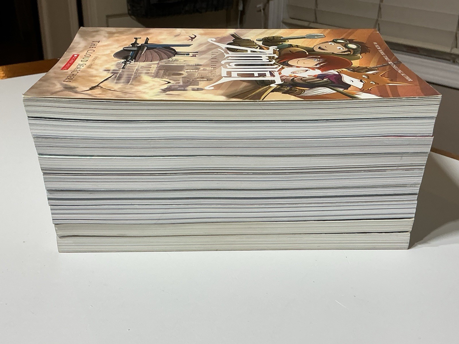 Lot 9 AMULET Books #1-9 Complete Series Set by Kazu Kibuishi Graphic Novels