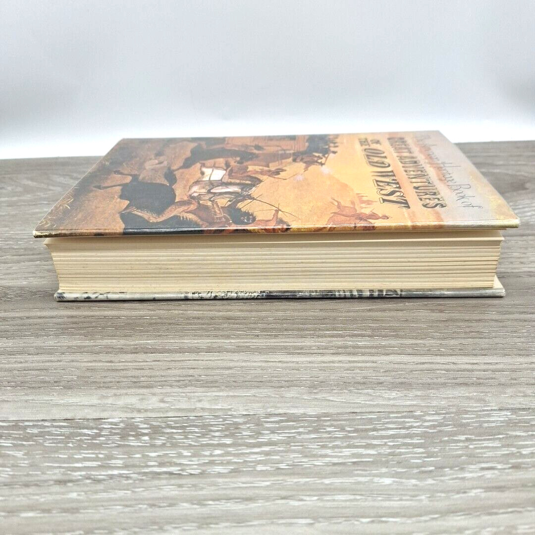 1969 American Heritage Books Great Adventures of the Old West HCDJ Mylar Cover