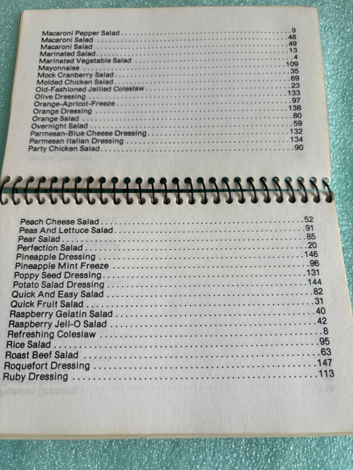 SALAD AND DRESSINGS RECIPE BOOK~POCKET BOOK 5.5×4”~147 RECIPES,147 PAGES