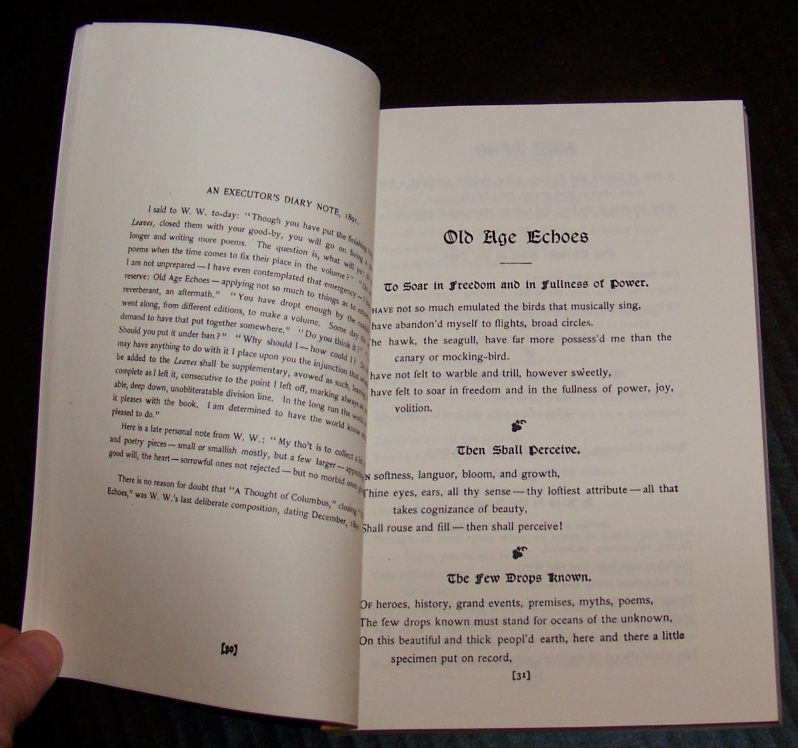 Walt Whitman 3 Book Lot: Leaves of Grass 1921 / Leaves…(Facsimile), West Hills