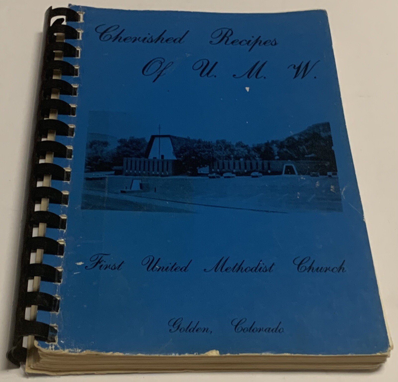 Vtg First United Methodist Church Cherished Recipes Cookbook Golden Colorado CO