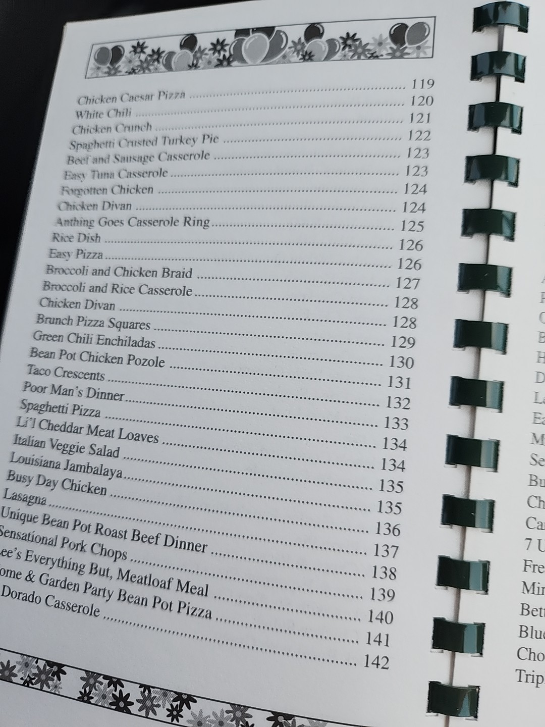 Home And Garden Party Cookbook Spiral Bound New First Edition Recipes 265 Pages