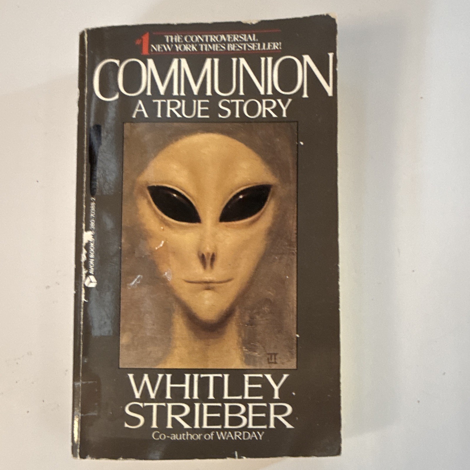 Whitley Strieber Communion: A True Story (1987, PB, Avon) 1st Ed Illustrated