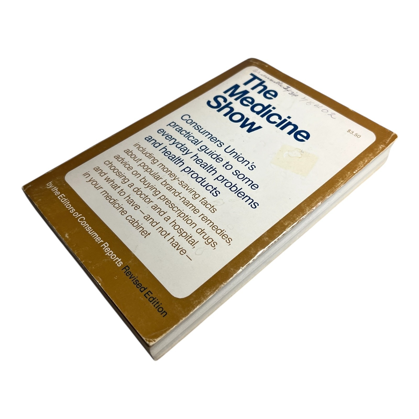 The Medicine Show Consumers Union Revised Edition Health Guide Book
