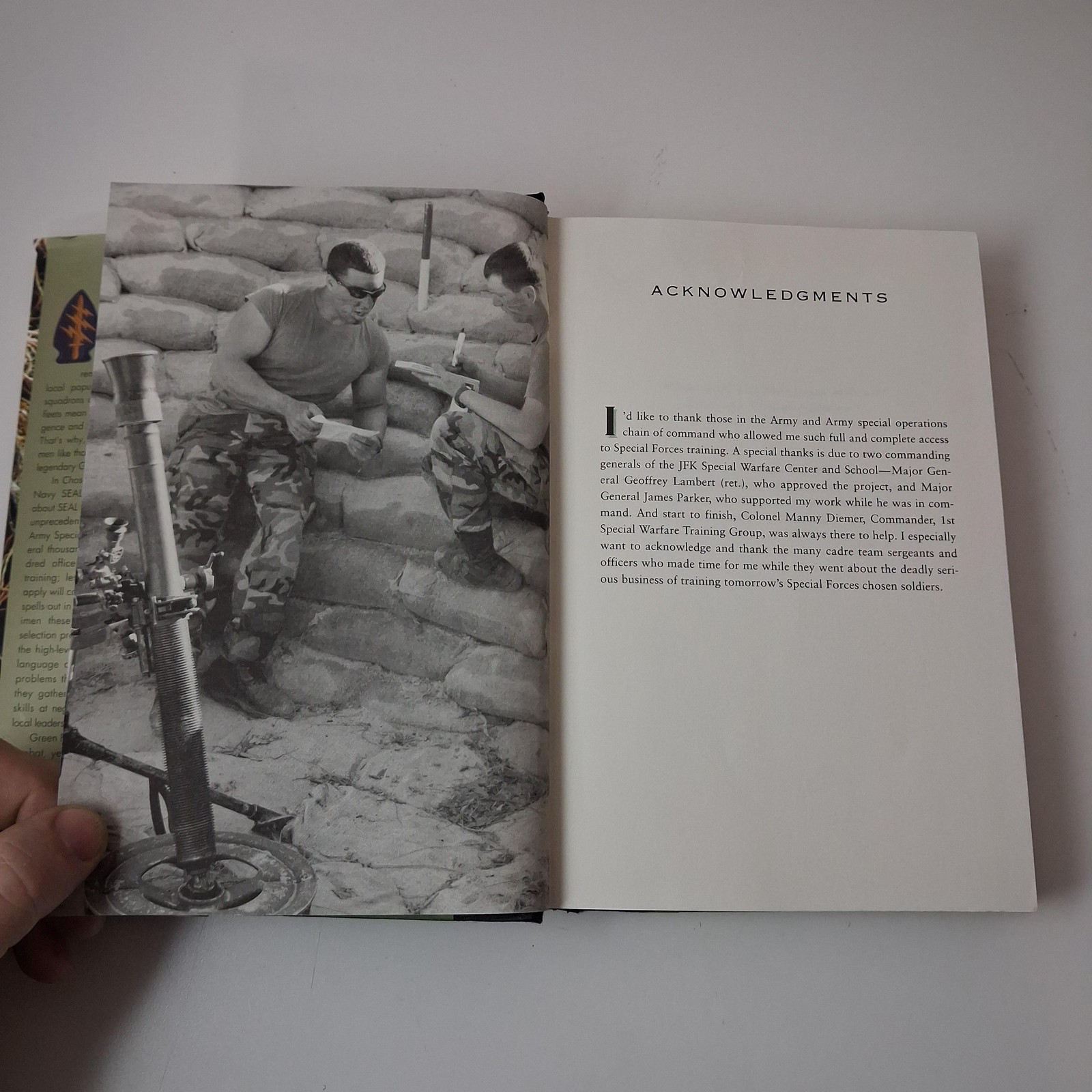 Chosen Soldier Dick Couch HC 2007 1st Ed US Army Special Forces War Book
