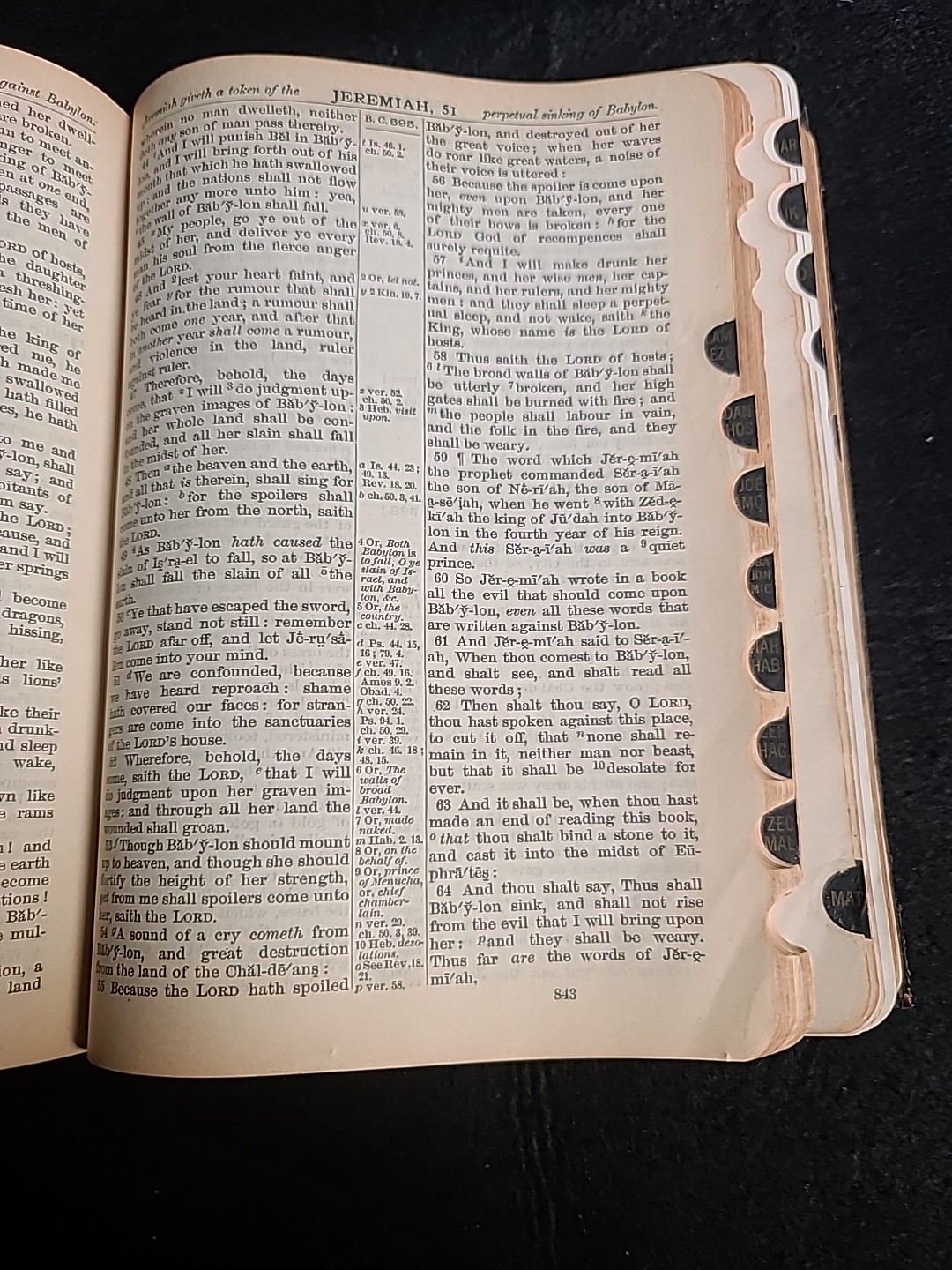 Holy Bible Red Letter Edition KJV National Bible Press Pocket Tabbed VTG