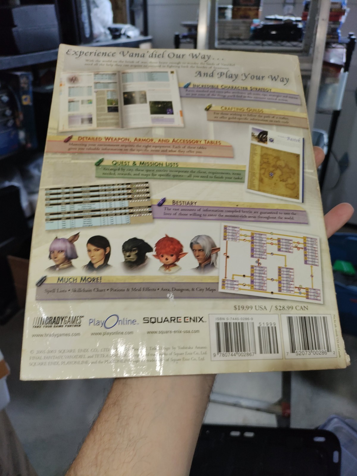 Final Fantasy XI Official Strategy Guide Fall 2003 Version by Brady Games BN 43