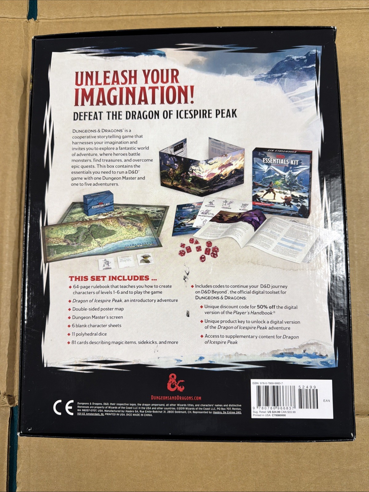 Dungeons and Dragons Essentials Kit (d&d Boxed Set) by Wizards RPG Team…