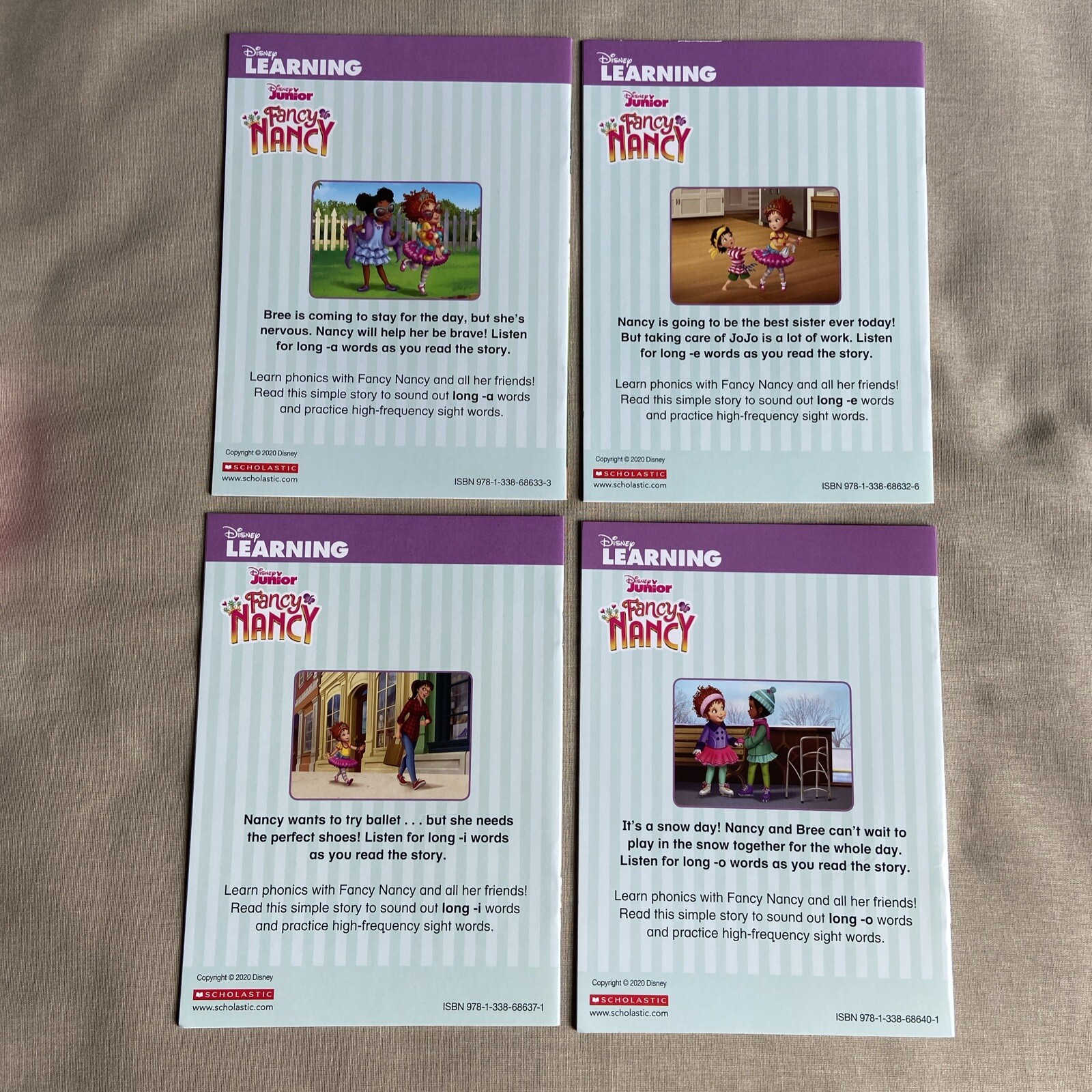 Fancy Nancy: Phonics Reading Program 2-12 (Disney Jr. Book Box Set) Sight Words