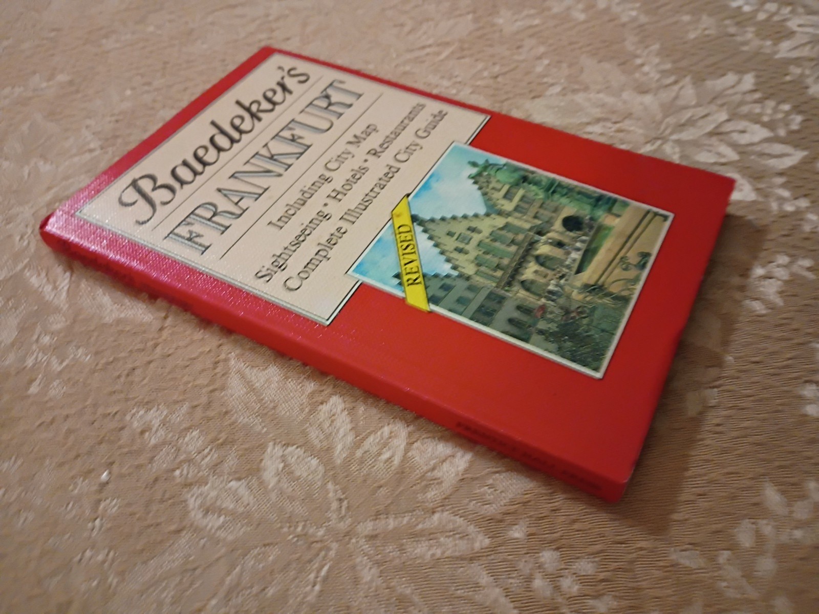 Baedeker’s Frankfurt 1987 Revised Illustrated City Travel Guide Paperback Book